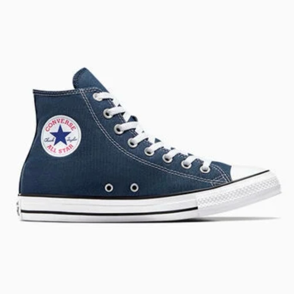 10 Converse Chuck Taylor HT Navy Blue hi-top Sneakers shoes unisex used GUC